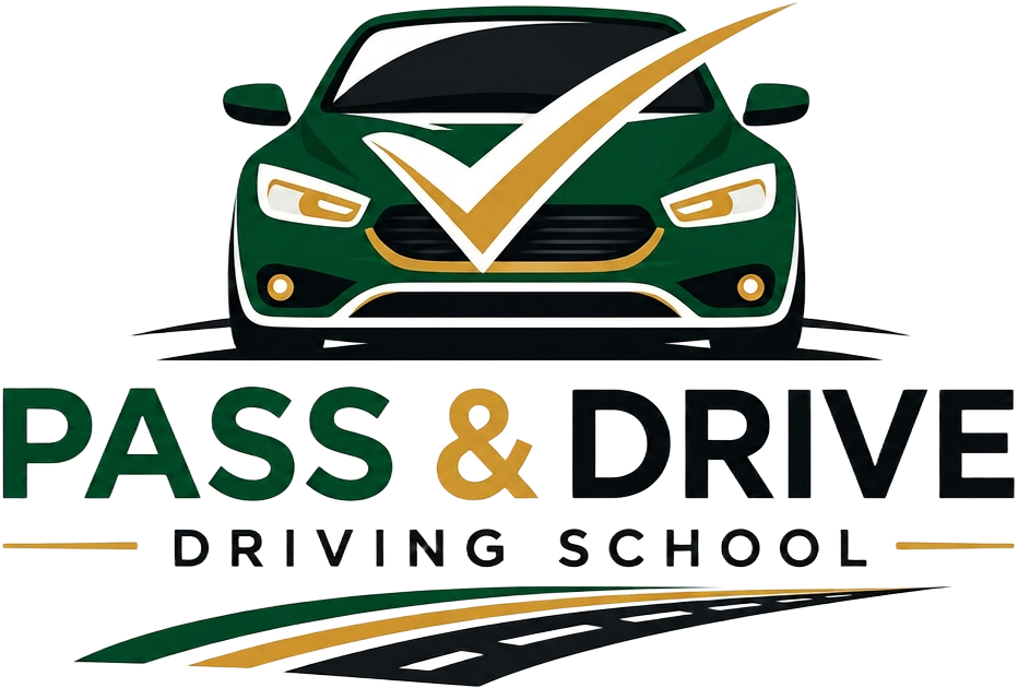 Pass and Drive Driving School logo